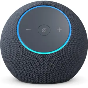 Coluna inteligente com Alexa e Hub de casa inteligente integrado (Matter/Zigbee/Thread) - Preto