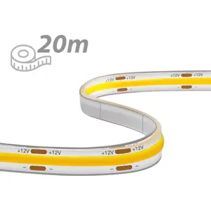 Fita LED COB 6000K (branco frio) 12VDC 1100lm/m 9.6W/m IP67 - rolo de 20m