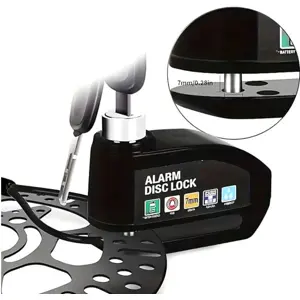 Bloqueador de roda de motas c/ alarme 110dB