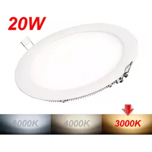 Downlight LED redondo LPG 20W 1400lm 3000K (branco quente) Ø240x11mm (Ø220mm) - com driver