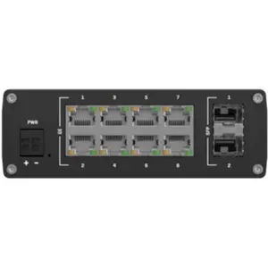 Switch 8P Industrial Gigabit 10/100/1000Mbps + 2 SFP