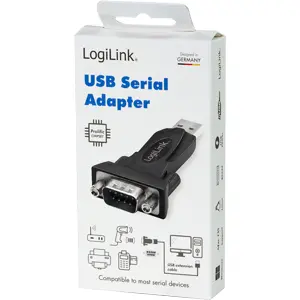 Adaptador USB-A 2.0 ➝ DB9/M (RS232) c/ cable USB-A
