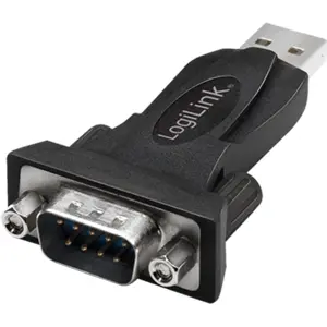 Adaptador USB-A 2.0 ➝ DB9/M (RS232) c/ cabo USB-A