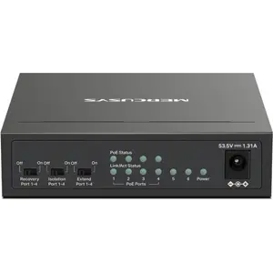 Switch 6P PoE+ (4PoE + 2 Uplink)