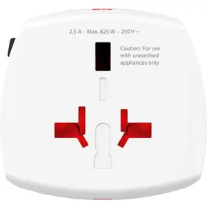 Adaptador de viagem Universal (s/ terra)