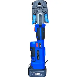 Alicate hidráulico a bateria p/ tubos multicamada PEX-AL-PEX + 8 matrizes