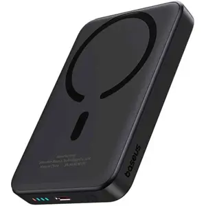 Powerbank c/ carregamento Qi Wireless 15W magnético (MagSafe) 10000mAh USB-C PD 20W