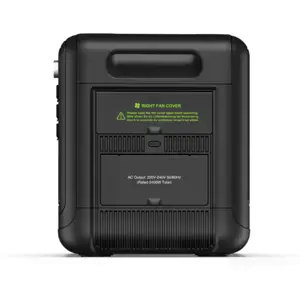 Power Station 2400W 2048Wh con UPS y carga solar 500W