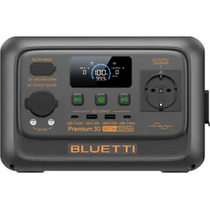 Power Station 600W 320Wh c/ UPS, Bluetooth e Carregamento Solar