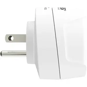 Adaptador de viagem Schuko (tipo F) ➝ USA/Japão (tipo B)