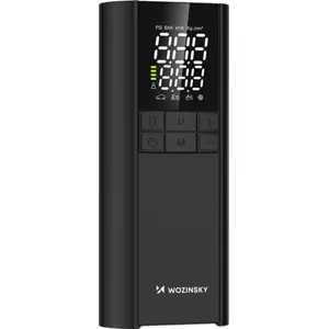 Mini compressor de ar portátil s/ fio (150PSI / 10bar) c/ Powerbank 8000mAh + lanterna