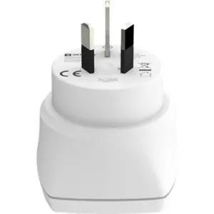 Adaptador de viagem Universal ➝ Schuko + Austrália/China [Combo]