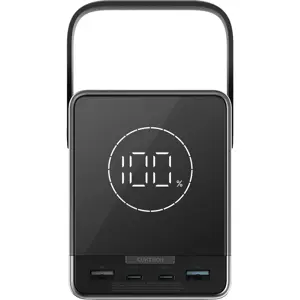Powerbank 300W 40000mAh (2x USB-C + 2x USB-A + carga inalámbrica)