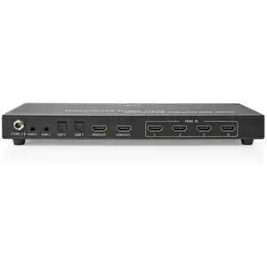 Repartidor / Comutador de HDMI Ultra HD 4K 18Gbps (2 out - 4 in) + 2x TosLink + 2 Jack 3.5