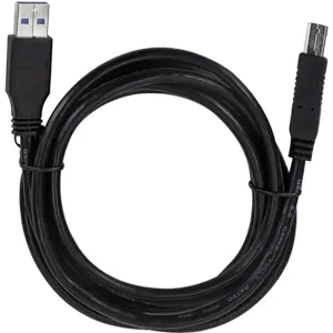 Cabo USB-A 3.0 macho <-> USB-B 3.0 macho 5Gbps - preto - 2 m