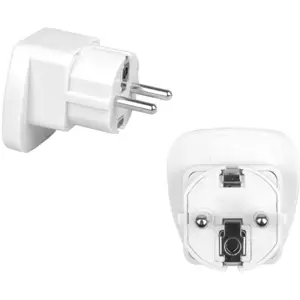 Adaptador de viagem Universal ➝ Schuko (tipo F)