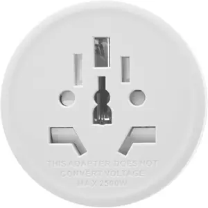 Adaptador de viagem Universal ➝ Schuko (tipo F)