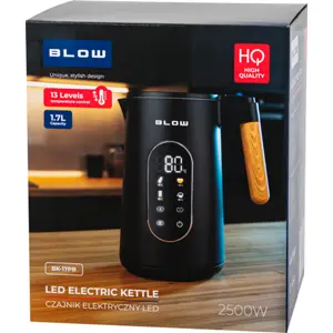 Hervidor eléctrico 2500W con display táctil LCD - 1,7l