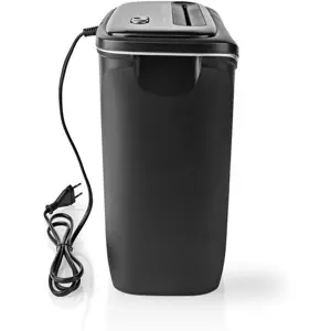 Trituradora de papel 6x A4 12l 300W - preta