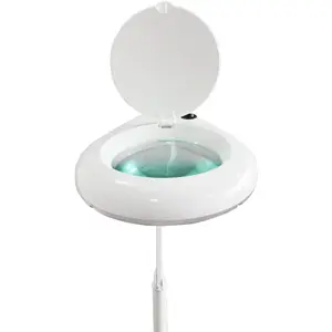 Candeeiro com lupa Ø127mm (8 dioptrias) com luz LED 9W 685lm 4000K