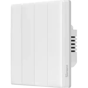Interruptor simples 4 Gang) Smart WiFi touch de encastrar c/ RGB + vibração + som