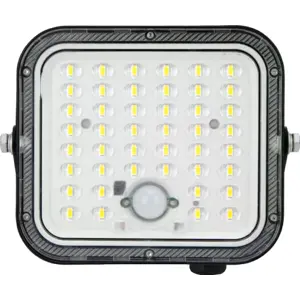 Projetor solar LED 50W 1400lm 4000K (branco neutro) c/ PIR + comando - IP65