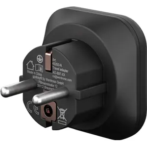 Adaptador de viagem USA/Japão (tipo B) ➝ Schuko (tipo F)