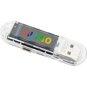 Placa de desenvolvimento ESP32-C5 Dongle c/ display 0.96" slot TF Wifi + Bluetooth