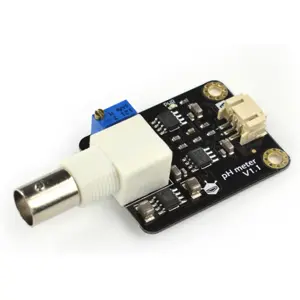 Kit de sensor/medidor PH analógico (0 - 14pH) compatível c/ Arduino